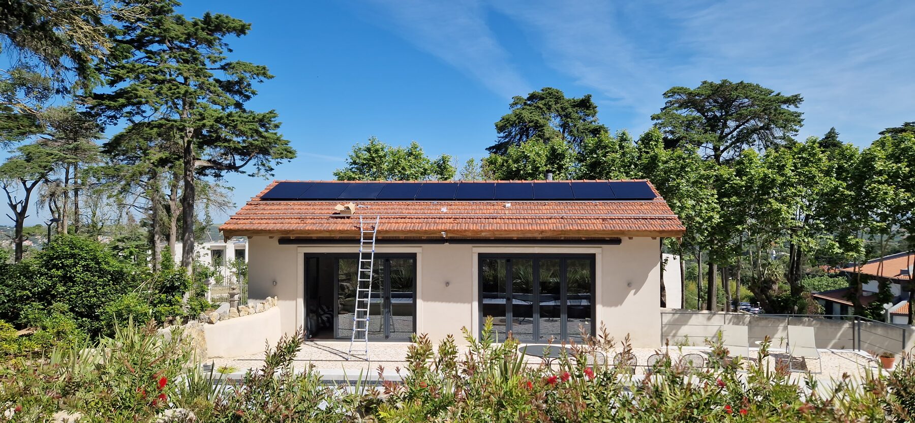 Instalação solar empresarial